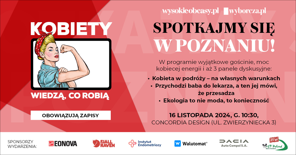 Plakat wydarzenia Kobiety Wiedzą Co Robią